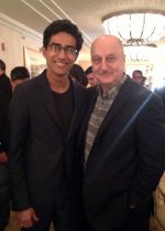 Suraj Sharma, Anupam Kher attends Pre Oscar Nomination Party by Weinstein Brothers.JPG